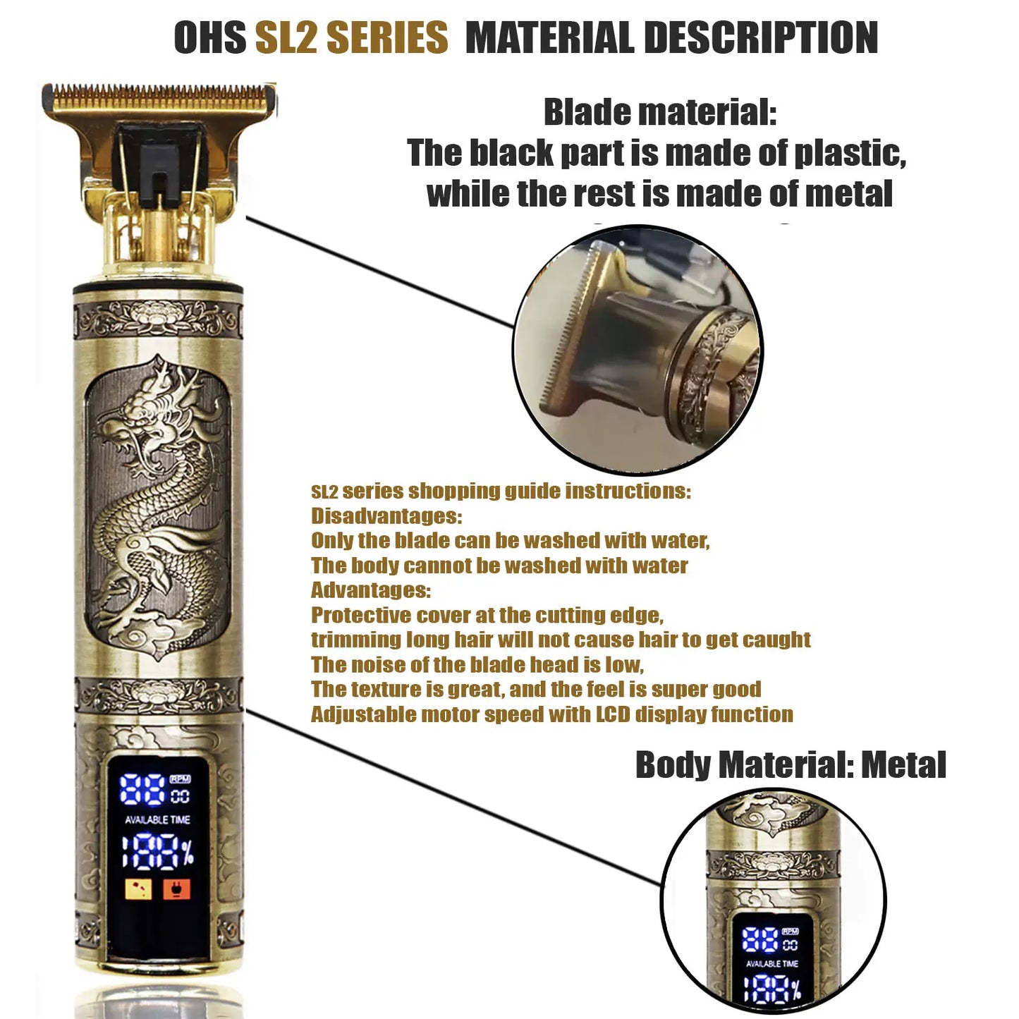 Tondeuse Professionnelle de Précision TM